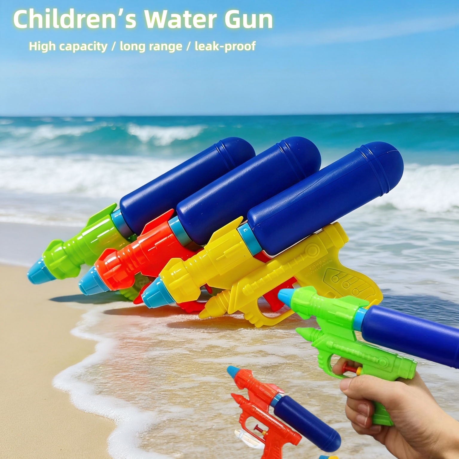 Kids Outdoor Garden Toys - Portable Kids Water Gun Toy Summer