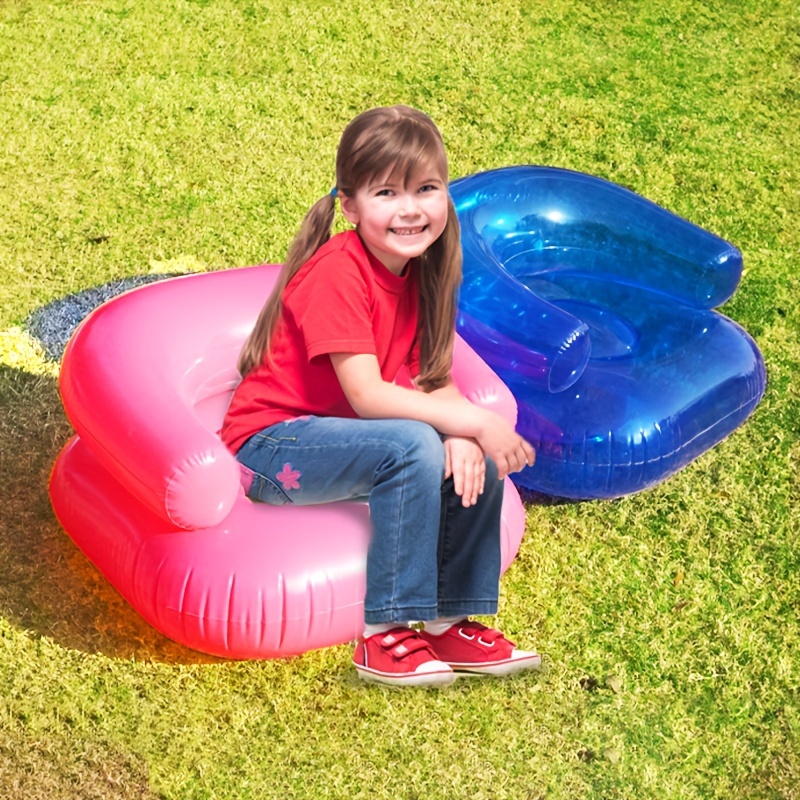 Kids Outdoor Lounger Chair - Inflatable Loungers Air Sofa Couch Inflatable