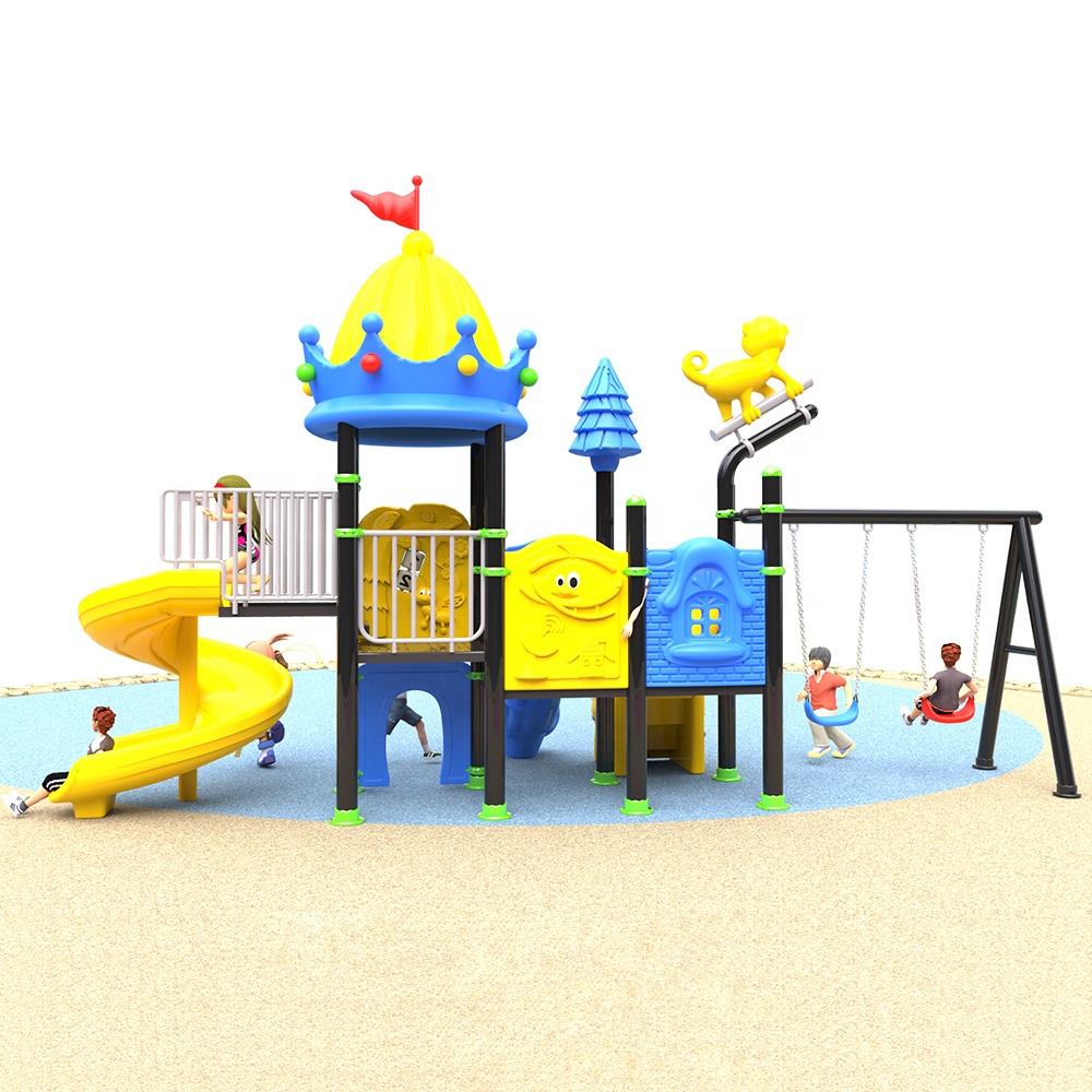 Kids Outdoor Slide Set - Multifunctional Children Wholesale Daycare Outdoor Play