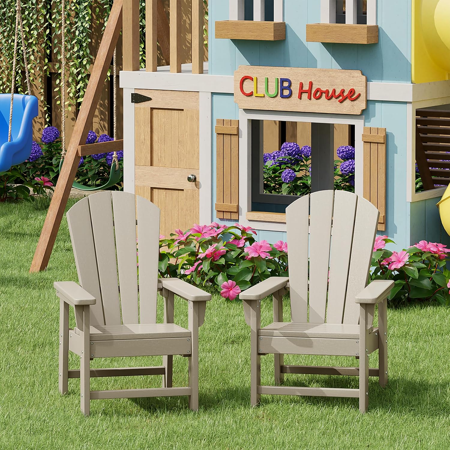 Kids Outdoor Lounger Chair - Kids Outdoor Chair Set of 2,