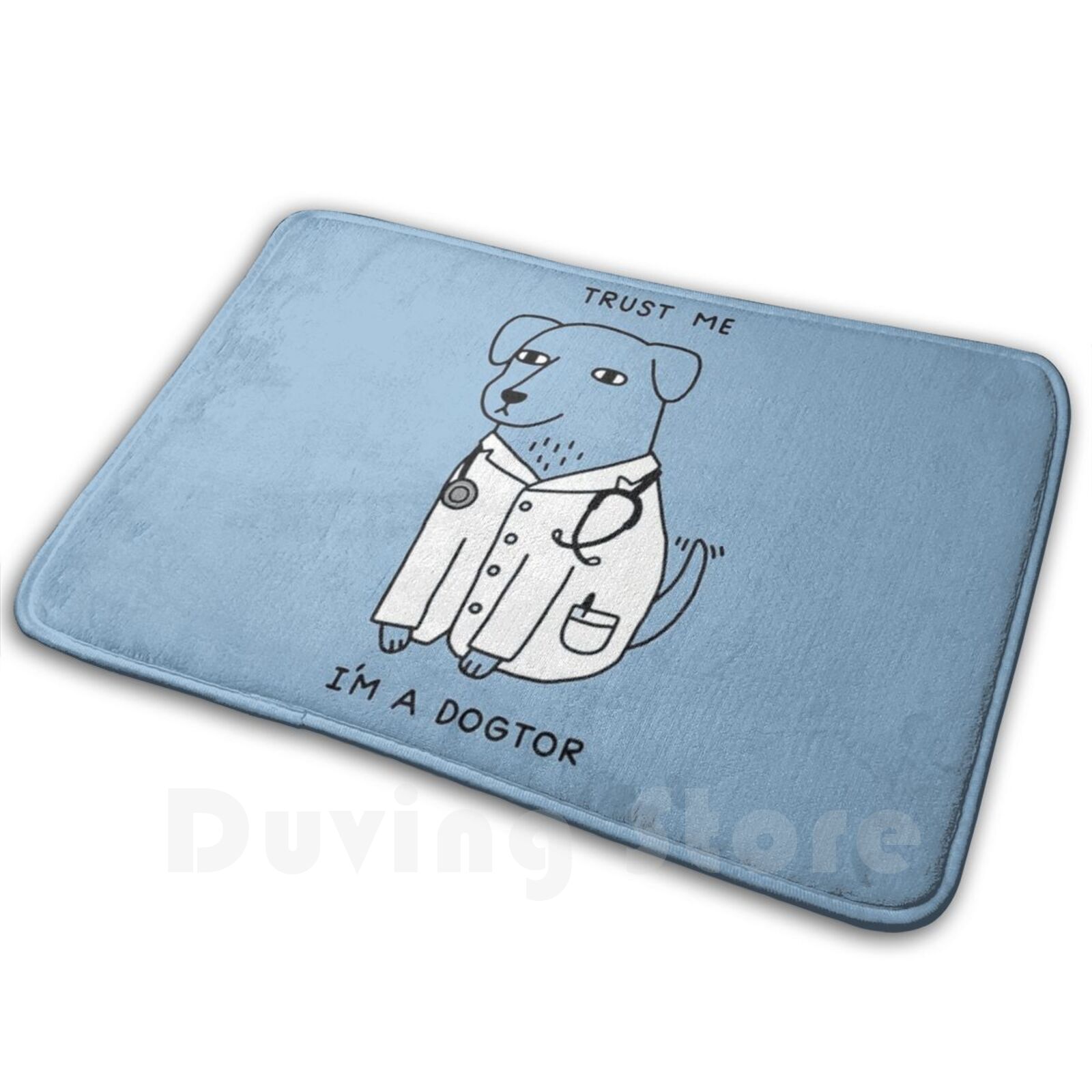 Kids Outdoor Floor Cushions - Trust Me I'm A Dogtor-Funny Shirts