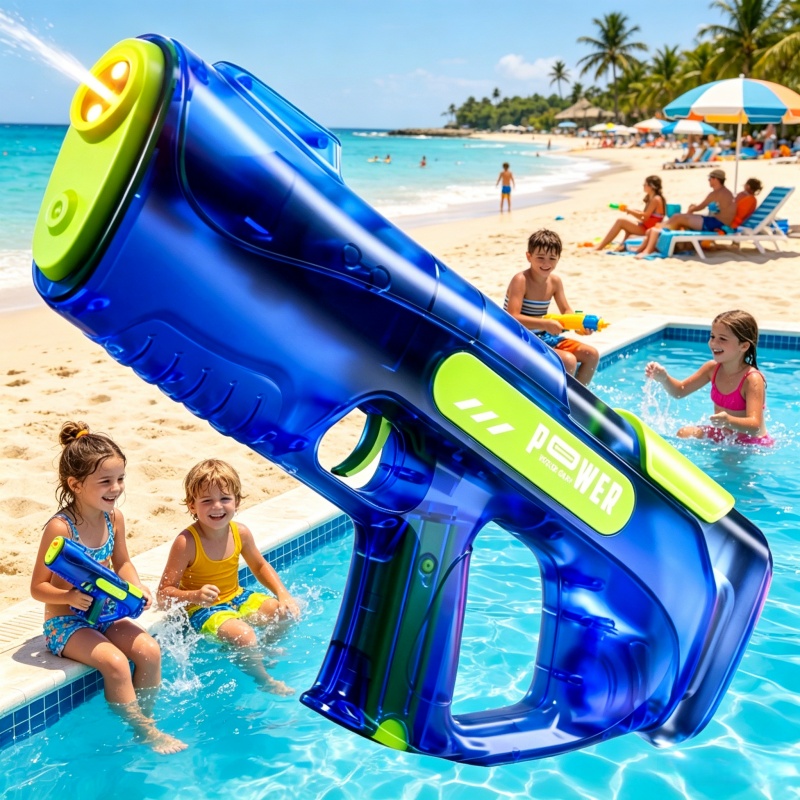 Kids Outdoor Lights - Children Electric Continuous Firing Water Gun