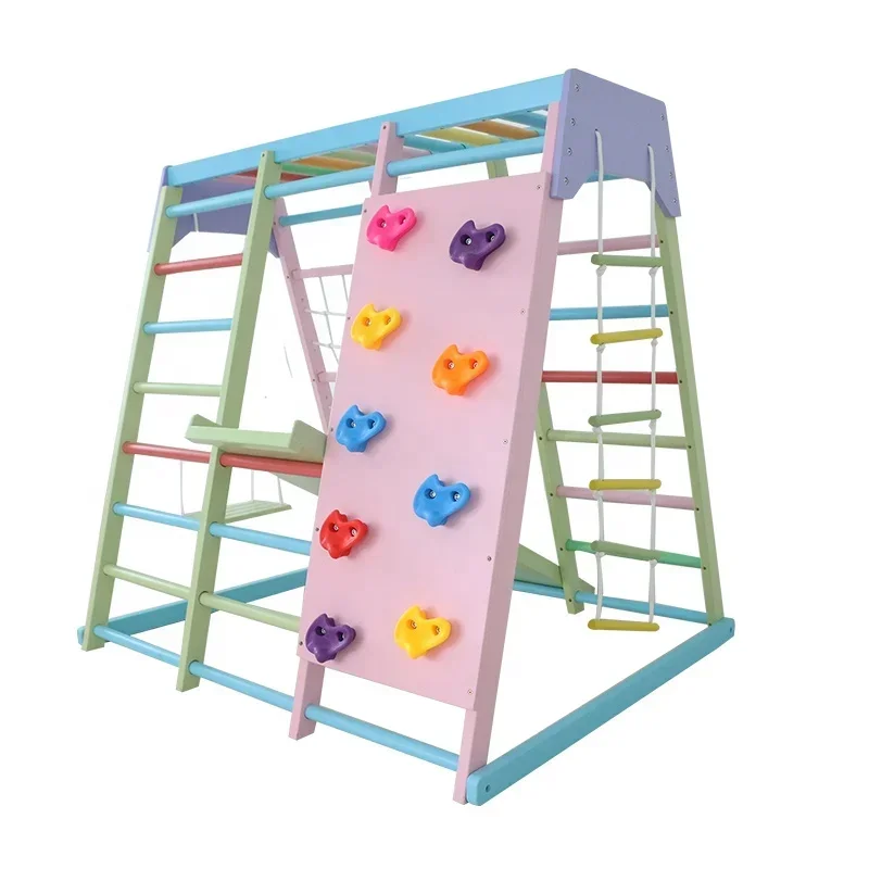 Kids Outdoor Wooden Climbing Frame - Kids Wooden Climbing Frame Indoor Set