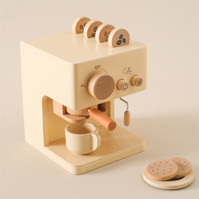 Kids Outdoor Kitchen Accessories - Kids Wooden Montessori Toy Set Children