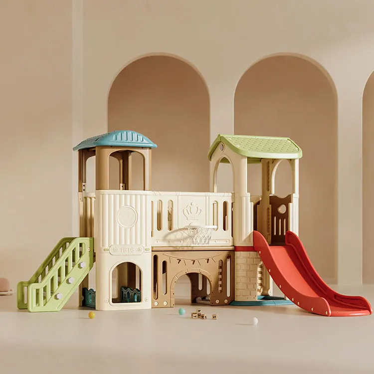 Hot Sale Children Play House O - Kids Outdoor Slide Set 评论和价格
