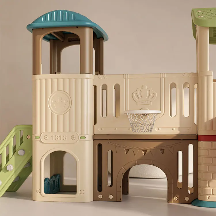 Hot Sale Children Play House O - Kids Outdoor Slide Set 评论和价格