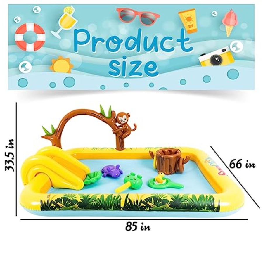 Outdoor inflatable jungle anim - Kids Outdoor Garden Toys 评论和价格