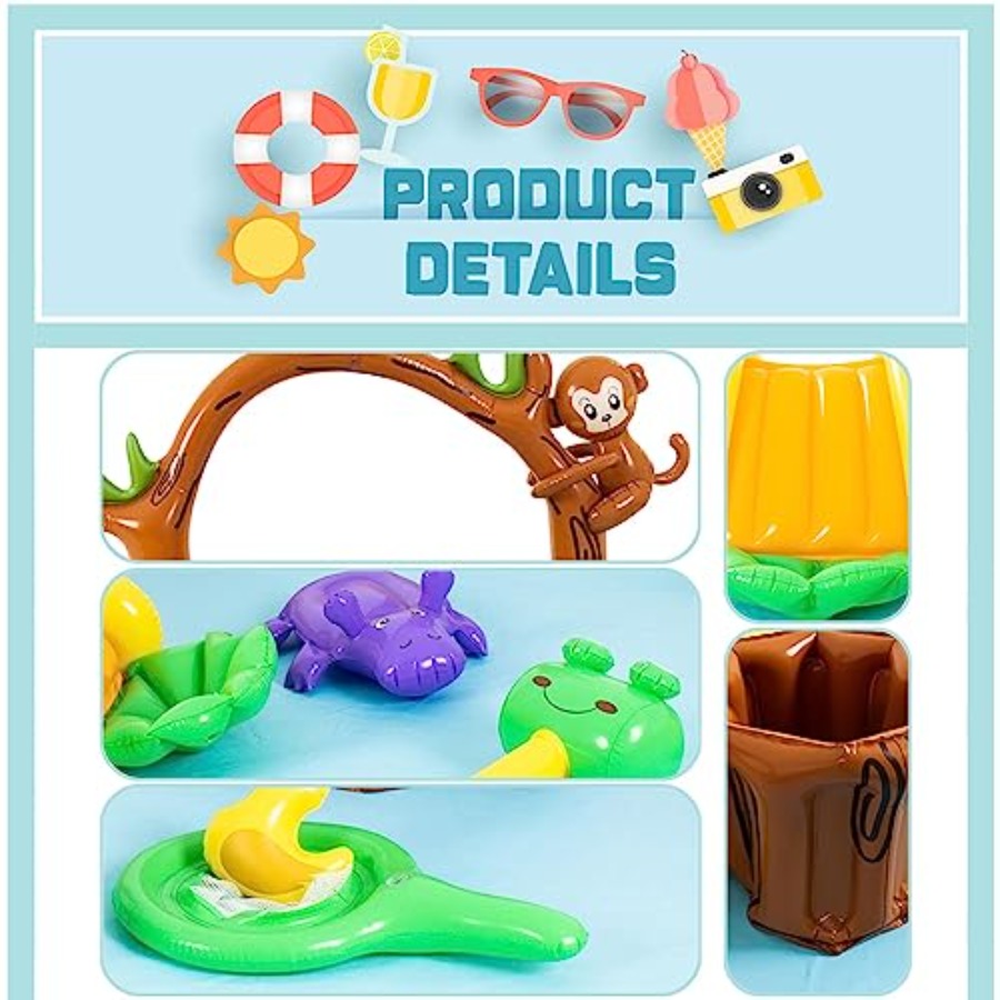 Outdoor inflatable jungle anim - Kids Outdoor Garden Toys 评论和价格