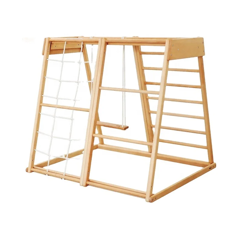 Kids Outdoor Rope Ladder Child - Kids Outdoor Wooden Climbing Frame 评论和价格