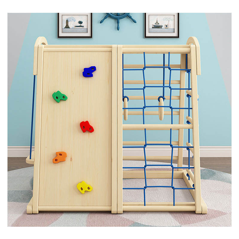Indoor Outdoor Wooden Children - Kids Outdoor Wooden Climbing Frame 评论和价格