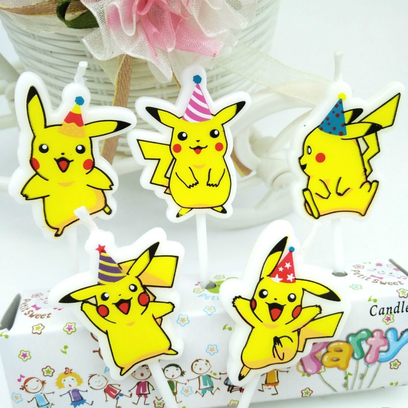 5pcs/lot Pokemon Birthday Cake - Kids Outdoor Kitchen Accessories 评论和价格