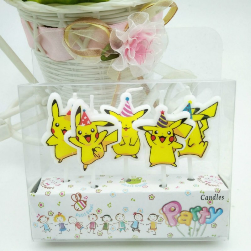5pcs/lot Pokemon Birthday Cake - Kids Outdoor Kitchen Accessories 评论和价格