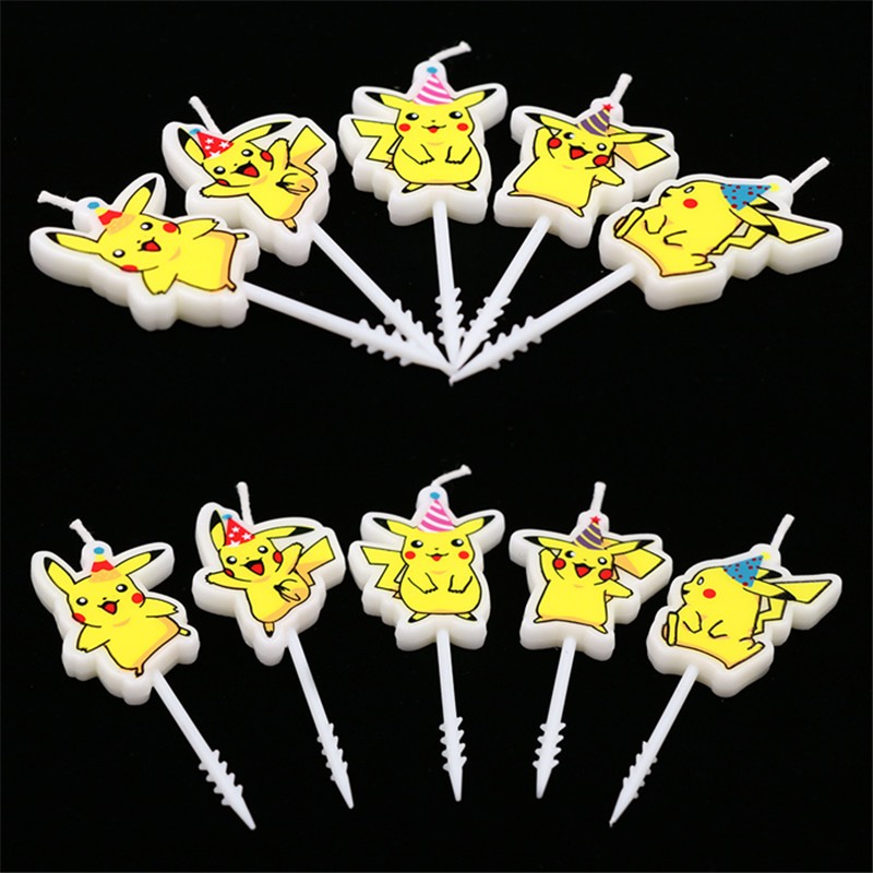5pcs/lot Pokemon Birthday Cake - Kids Outdoor Kitchen Accessories 评论和价格