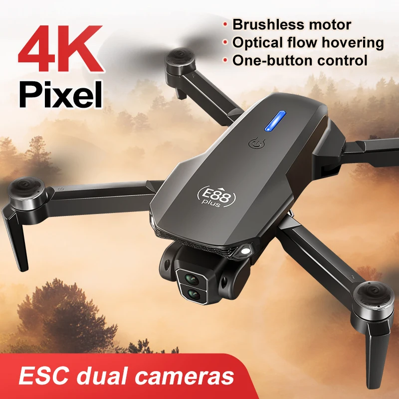 New E88 Plus Quadcopter Drone: - Kids Outdoor Toy Storage 评论和价格