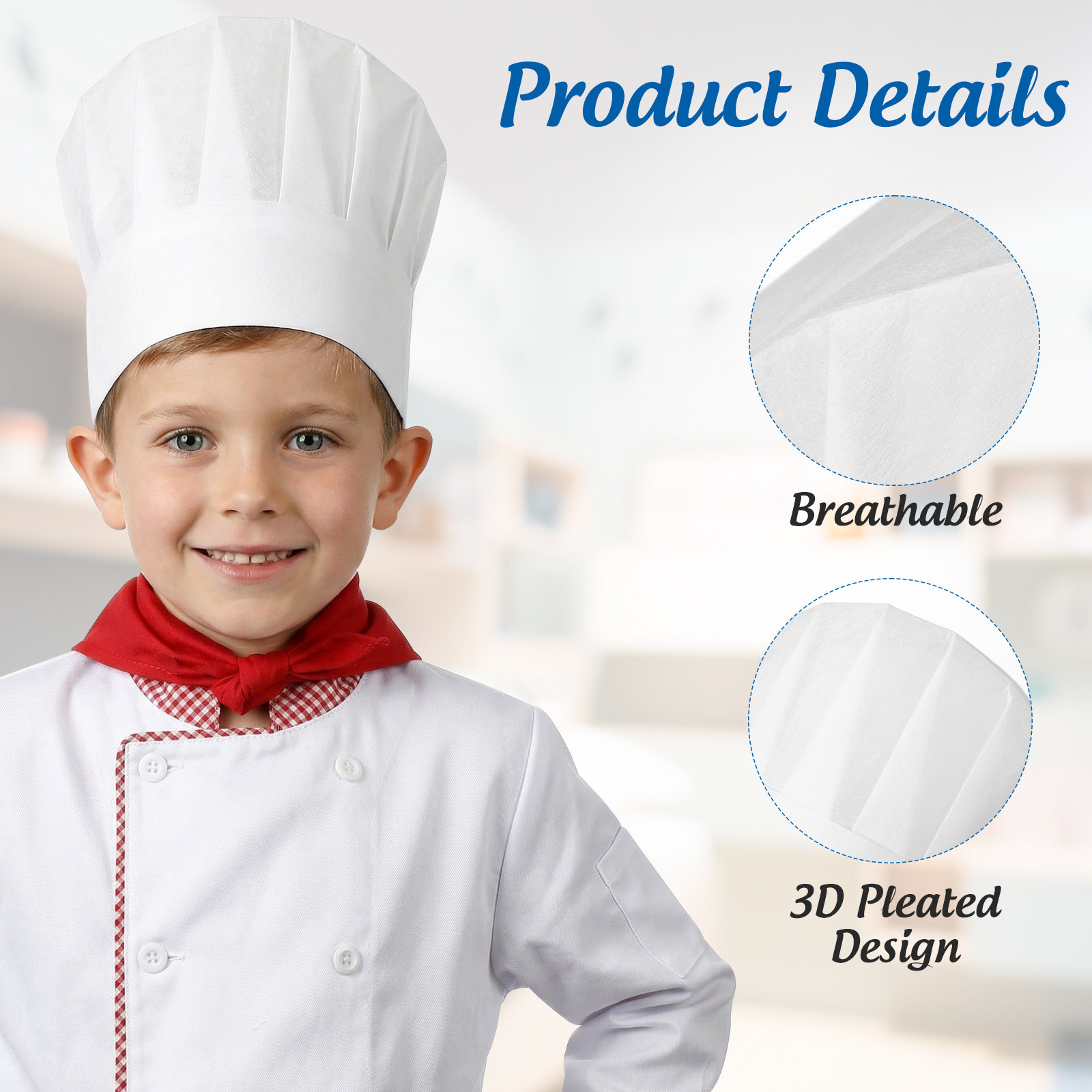 20pcs Children Disposable Chef - Kids Outdoor Kitchen Accessories 评论和价格