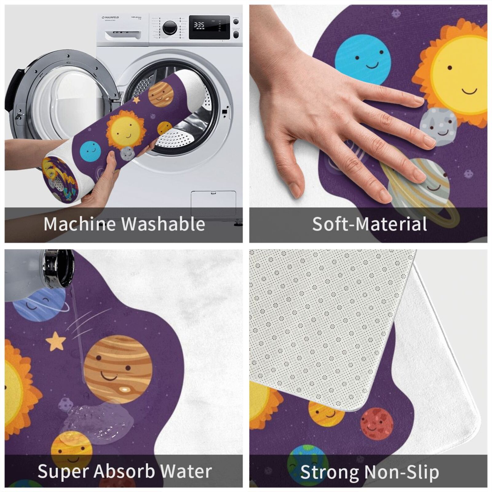 Solar System And Planets Cute  - Kids Outdoor Floor Cushions 评论和价格