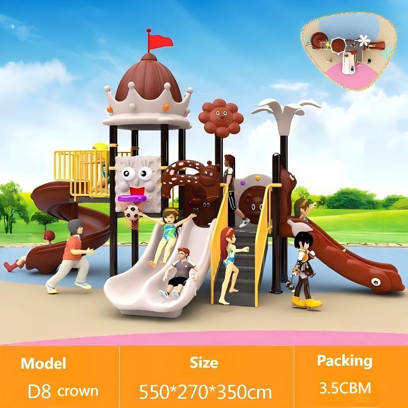 1-3 Years Steel & Plastic Swin - Kids Outdoor Slide Set 评论和价格