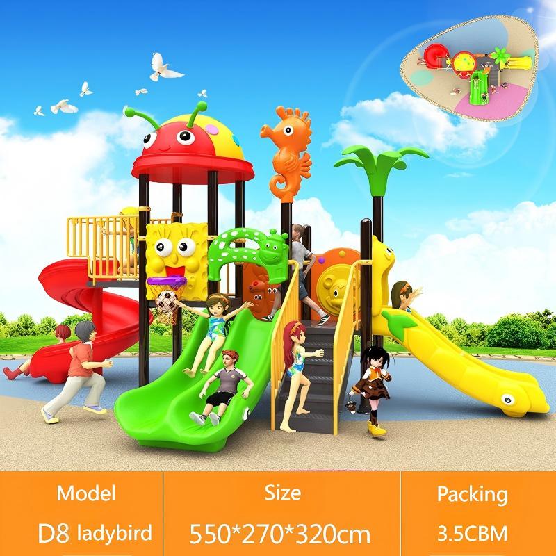 1-3 Years Steel & Plastic Swin - Kids Outdoor Slide Set 评论和价格