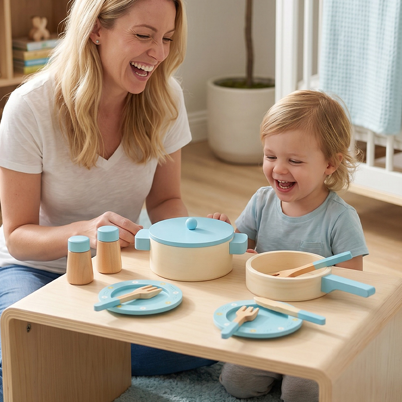 Wooden Kitchen Play Set for Ki - Kids Outdoor Kitchen Accessories 评论和价格