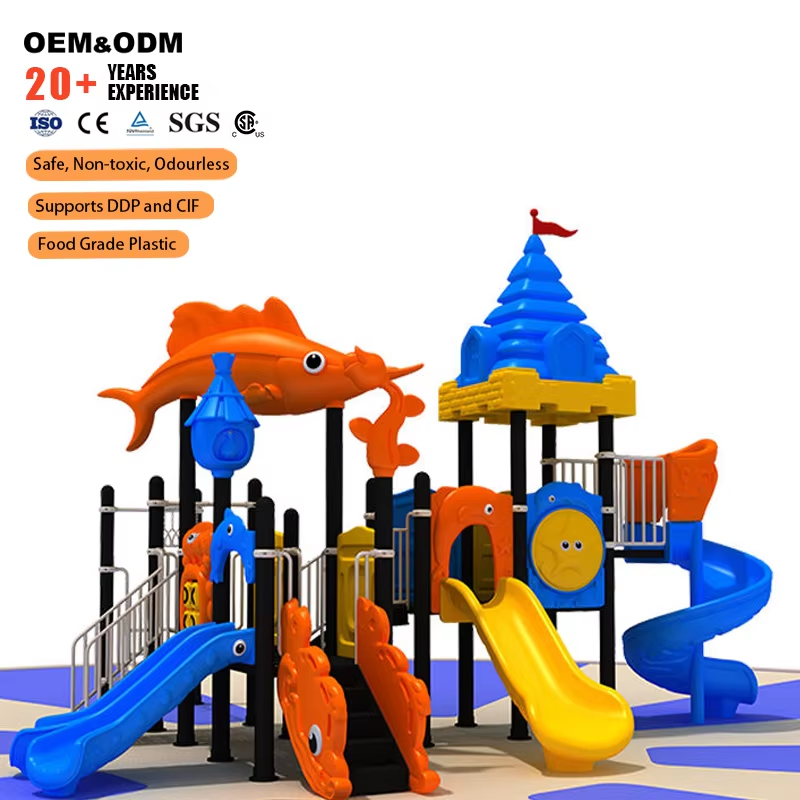 Factory Direct Custom Ocean Th - Kids Outdoor Slide Set 评论和价格