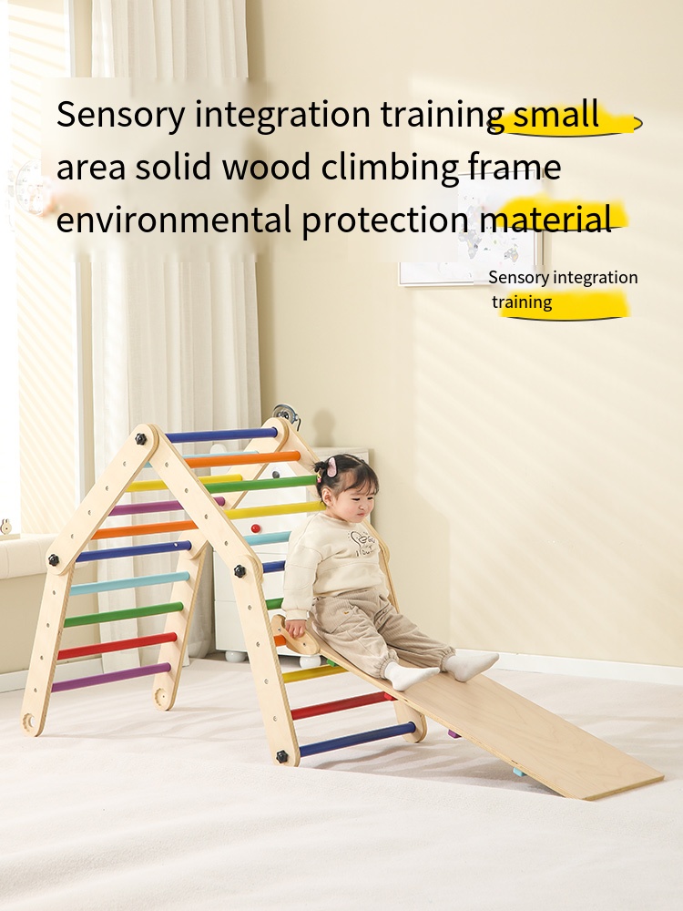 Jungle Gym Kids Outdoor Triang - Kids Outdoor Wooden Climbing Frame 评论和价格