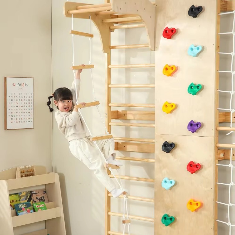Indoor Monkey Bars Kids Wooden - Kids Outdoor Wooden Climbing Frame 评论和价格