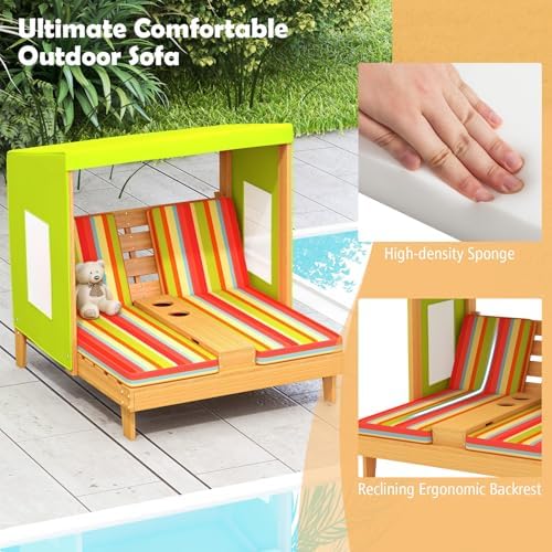 Kids Chaise Lounge Chair Outdo - Kids Outdoor Lounger Chair 评论和价格