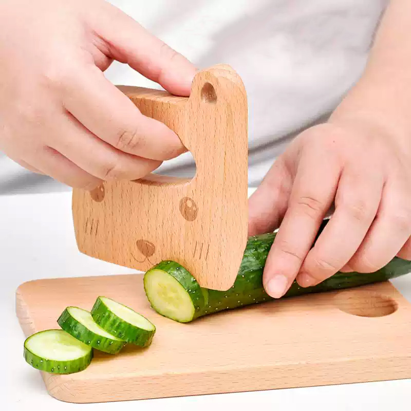 Wooden Kids Knife for Cooking  - Kids Outdoor Kitchen Accessories 评论和价格