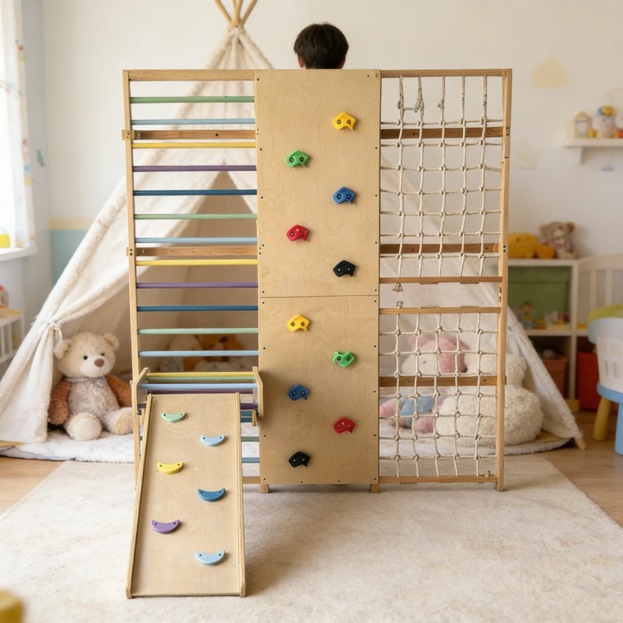 2026 Professional Grade Climbi - Kids Outdoor Wooden Climbing Frame 评论和价格