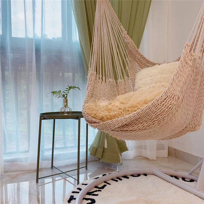 Nordic Style White Hammock Swi - Kids Outdoor Hammock Chair 评论和价格