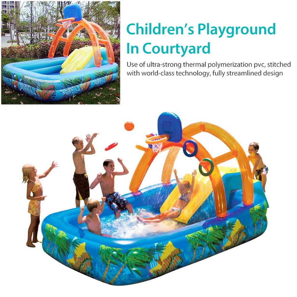 New Water Slide Children Fun L - Kids Outdoor Slide Set 评论和价格