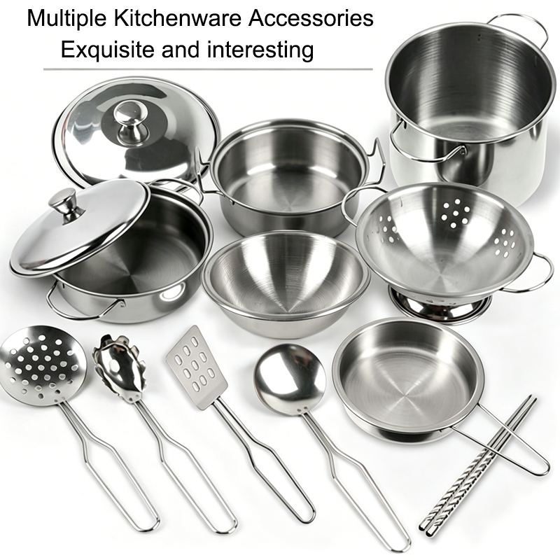MINI Stainless Steel Kitchen U - Kids Outdoor Kitchen Accessories 评论和价格