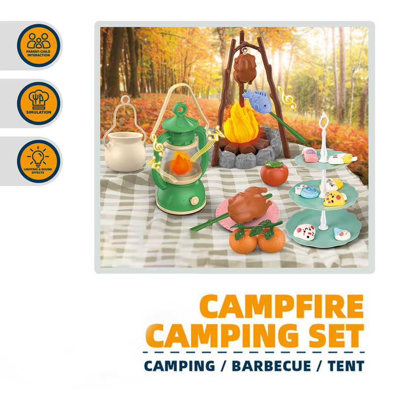 Kids Camping Set Campfire Pret - Kids Outdoor Lights 评论和价格