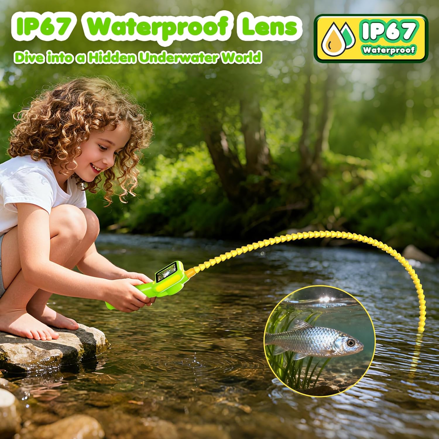 Endoscope for Kids, Borescope  - Kids Outdoor Lights 评论和价格