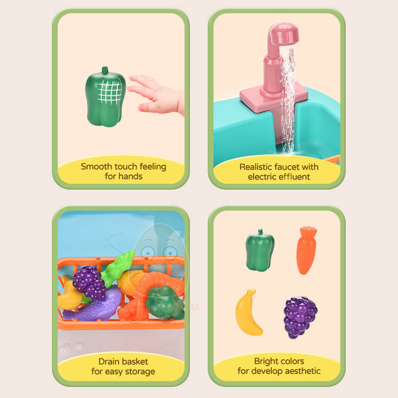 Kids Toy Pretend Play Kitchen  - Kids Outdoor Kitchen Accessories 评论和价格