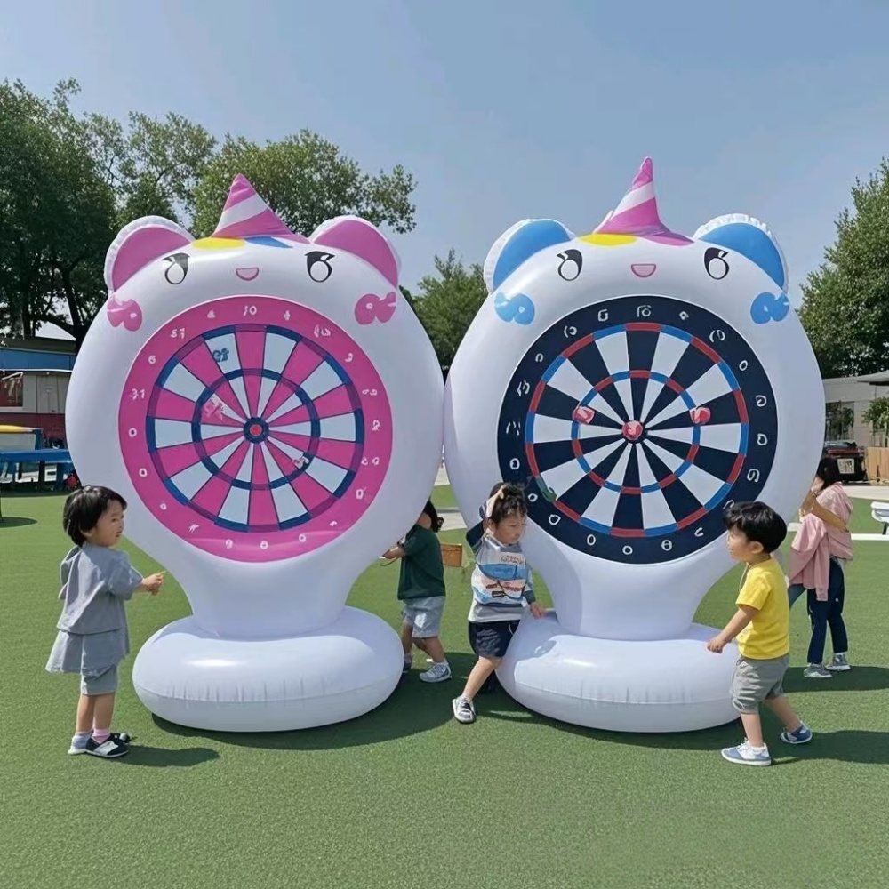Inflatable Unicorn Throwing Ga - Kids Outdoor Garden Toys 评论和价格