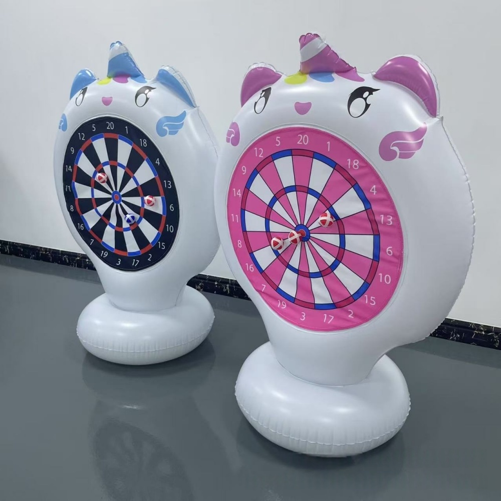 Inflatable Unicorn Throwing Ga - Kids Outdoor Garden Toys 评论和价格