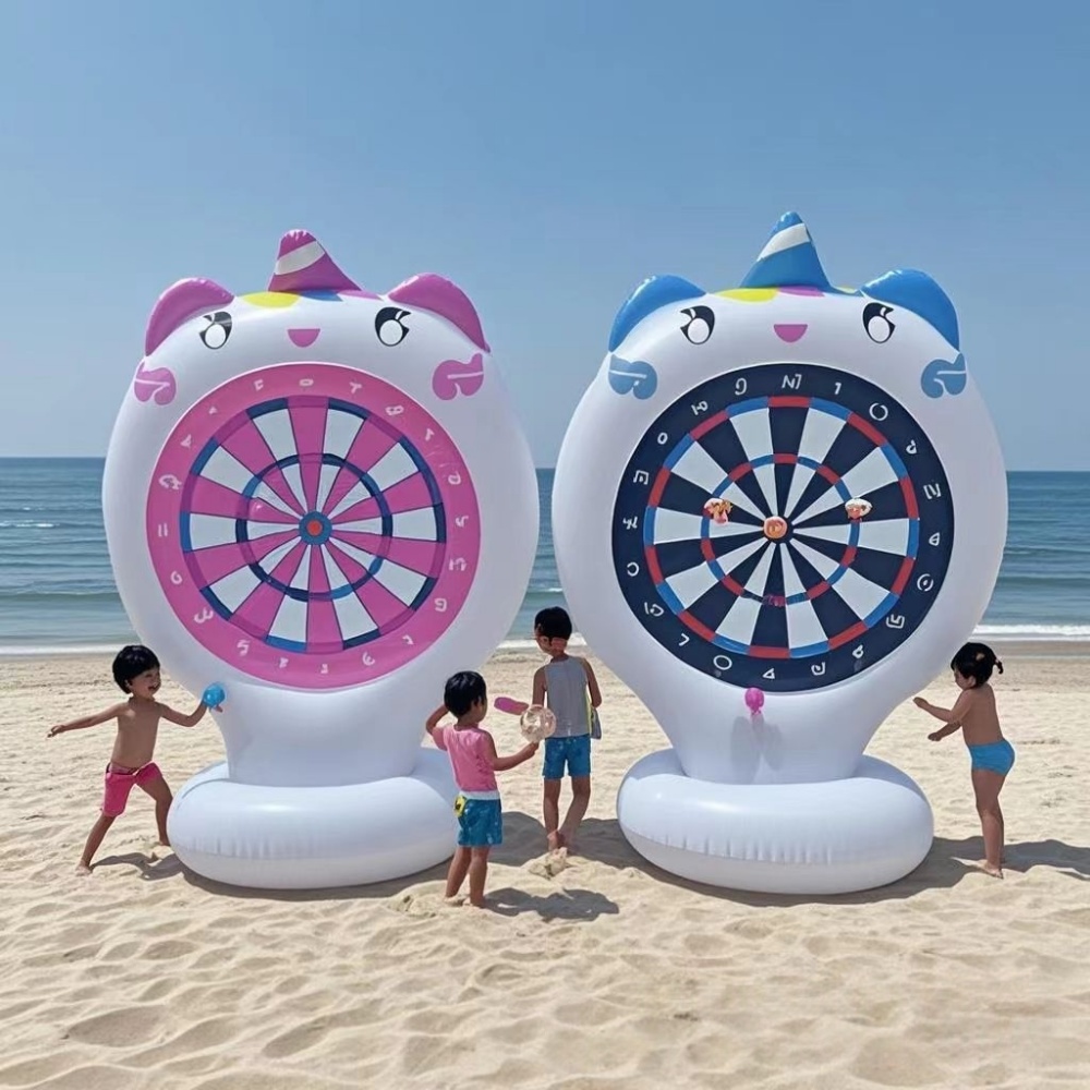 Inflatable Unicorn Throwing Ga - Kids Outdoor Garden Toys 评论和价格