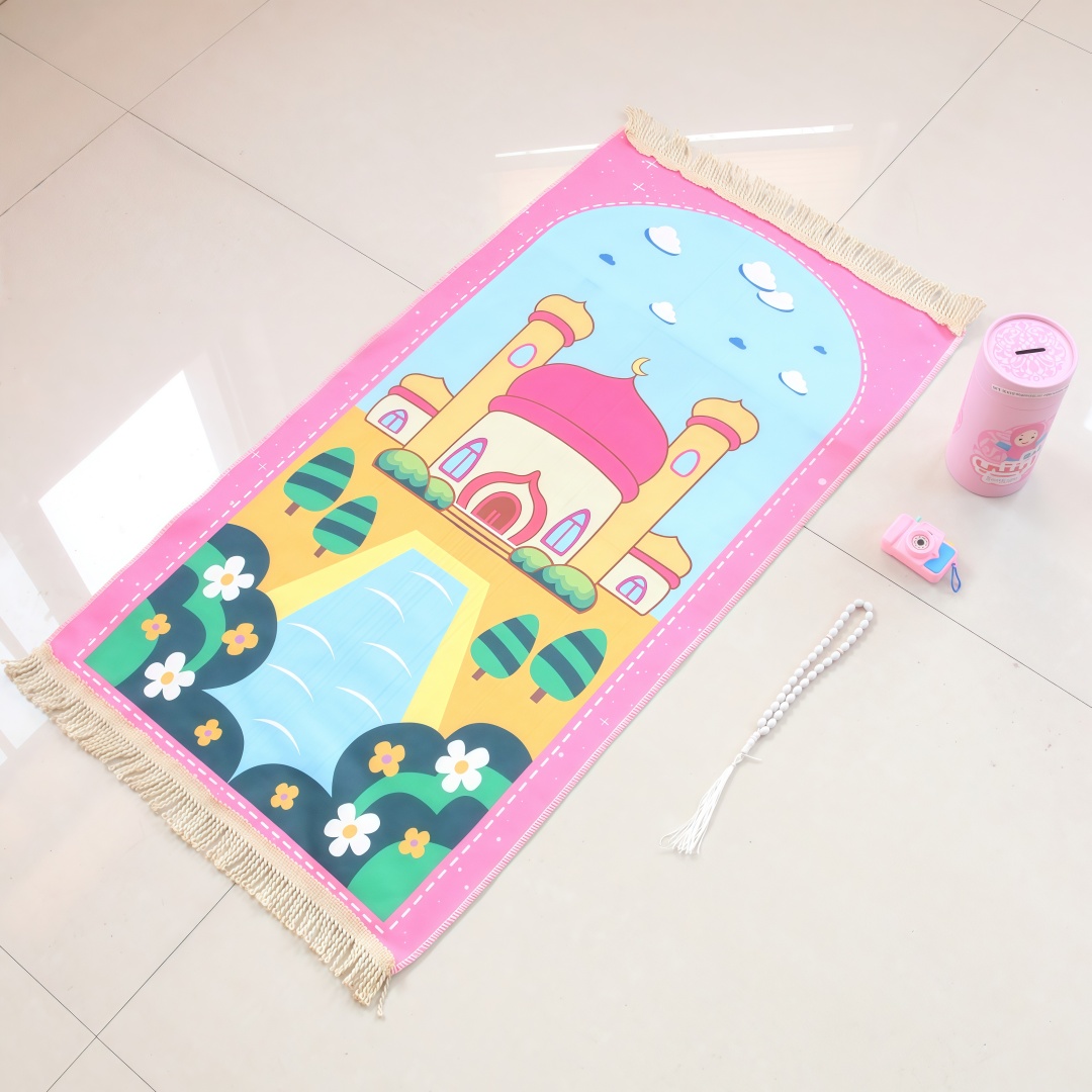 Printed Velvet Children's Pray - Kids Outdoor Floor Cushions 评论和价格