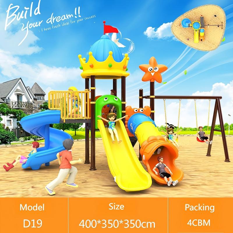 Hot Selling Kids Garden Slides - Kids Outdoor Slide Set 评论和价格