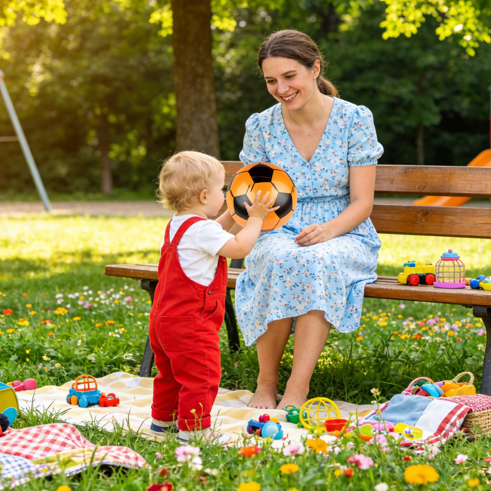 Soccer Ball Inflatable 6 Piece - Kids Outdoor Garden Toys 评论和价格