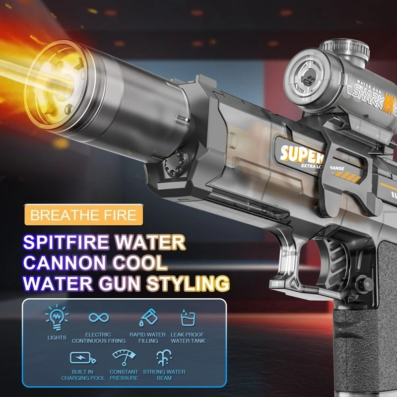 Electric Water Blaster Gun - A - Kids Outdoor Lights 评论和价格