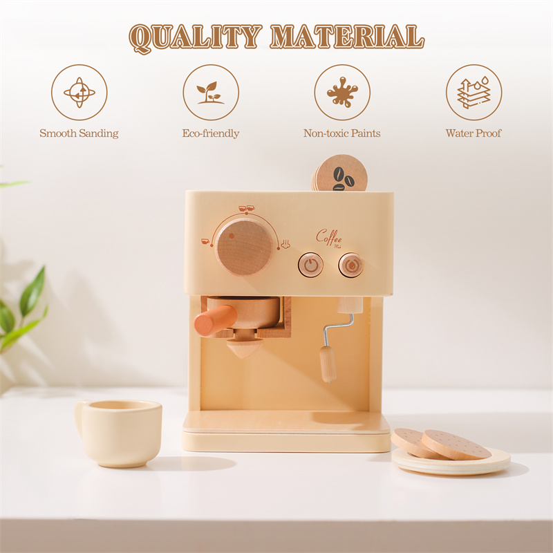 Kids Wooden Montessori Toy Set - Kids Outdoor Kitchen Accessories 评论和价格